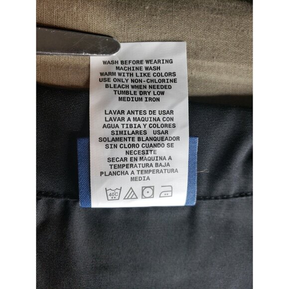 Cherokee Men’s Black Zip-Up Shirt XL – Embroidered Design, 3 Pocket Utility Styl - Picture 10 of 11